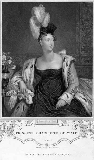 Prinses Charlotte Augusta van Wales door Henry Thomas Ryall