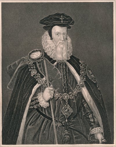 William Cecil, Lord Burghley door Henry Thomas Ryall
