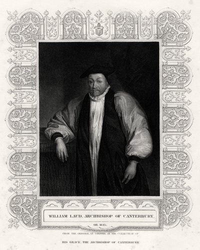 William Laud, aartsbisschop van Canterbury, 19e eeuw door Henry Thomas Ryall