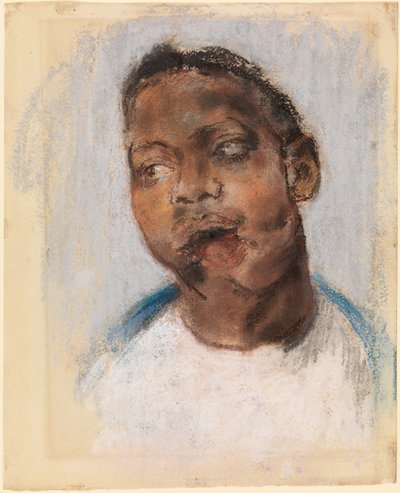Portret van een Gewonde Soldaat voor Behandeling door Henry Tonks