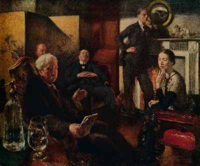 Zaterdagavond in de Vale, 1928-9 door Henry Tonks