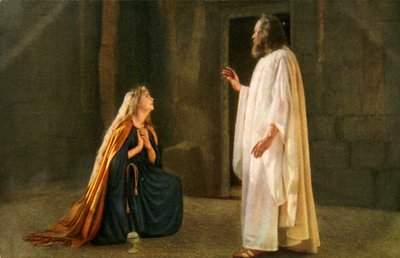 Jezus verschijnt aan Maria Magdalena, 1922 door Henry Traut
