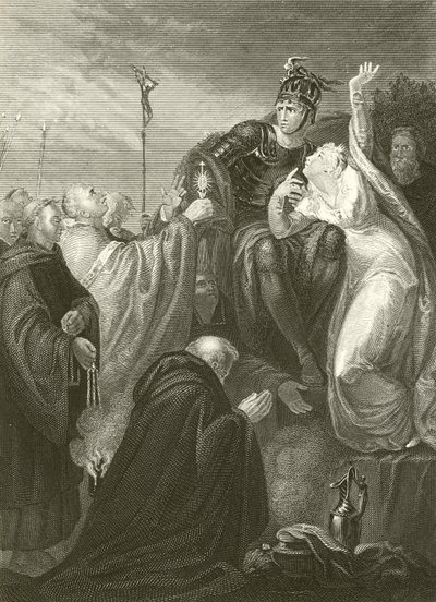 St. Augustinus voor Ethelbert door Henry Tresham