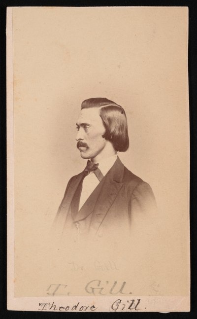 Portret van Theodore Nicholas Gill 1837-1914, tussen 1865 en 1870 door Henry Ulke