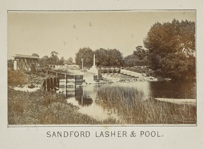 Sandford Lasher  Zwembad door Henry W. Taunt