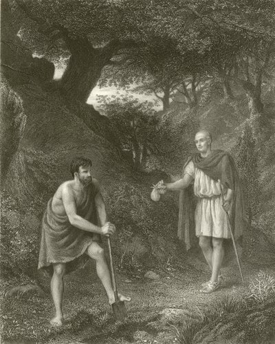 Timon en Flavius door Henry Wallis