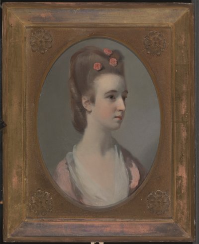 Portret van een Vrouw, Mogelijk Miss Nettlethorpe door Henry Walton