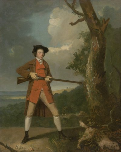 Robert Rayner aan het jagen, ca. 1770 door Henry Walton