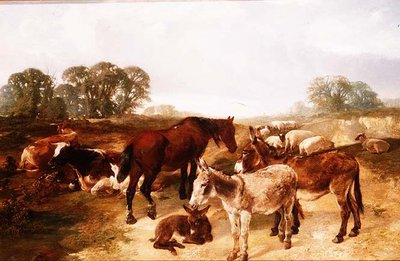 Een Bijeenkomst op Hampstead Heath door Henry Weekes