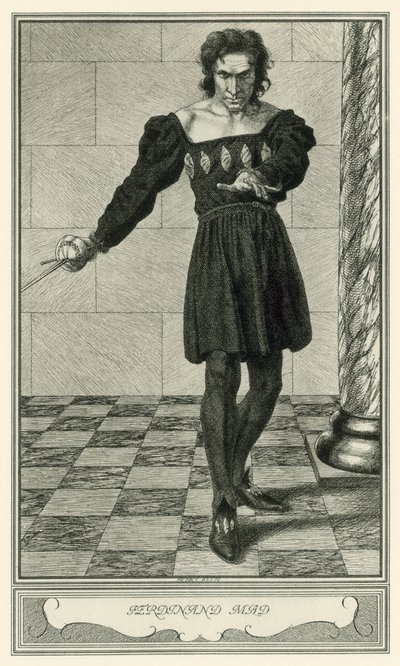 De Hertogin van Malfi door John Webster: Ferdinand Gek door Henry Weston Keen