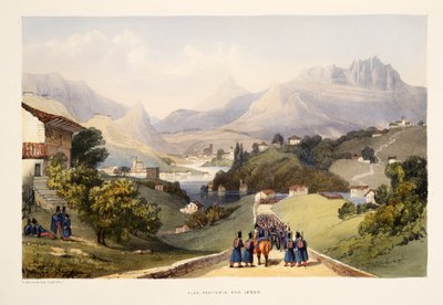 Alza, Renteria en Lezo, uit Schetsen van landschappen in de Baskische provincies van Spanje, met een selectie van nationale muziek, uitgegeven 1838 door Henry Wilkinson