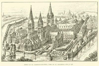 Abdij van St. Germain-des-Pres, tijd van St. Ignatius door Henry William Brewer