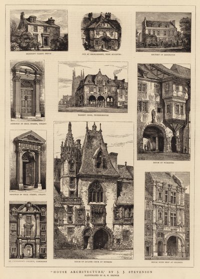 Huisarchitectuur door Henry William Brewer