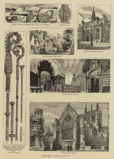Oxford Geïllustreerd door Henry William Brewer