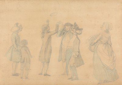 De Ballon door Henry William Bunbury