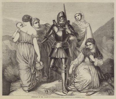 Christen in de vallei van vernedering door Henry William Pickersgill