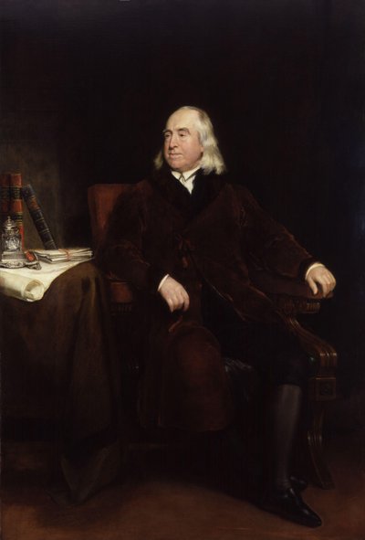 Jeremy Bentham door Henry William Pickersgill