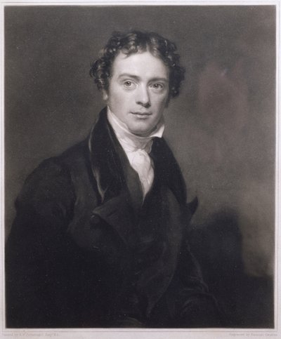 Portret van Michael Faraday, gegraveerd door Samuel Cousins, 1830 door Henry William Pickersgill
