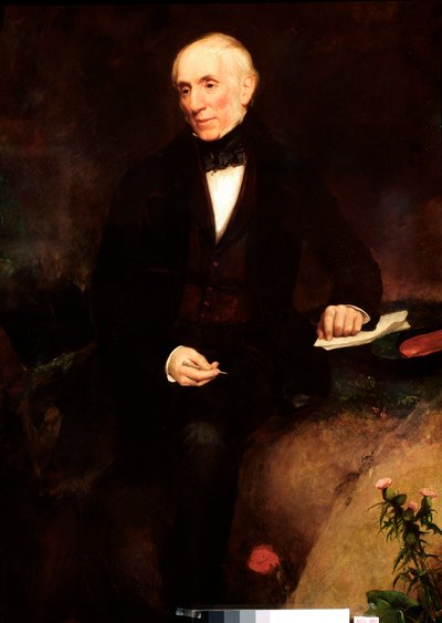 Portret van William Wordsworth, Britse dichter door Henry William Pickersgill