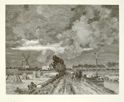 Naderende storm (Canal St. Omer) door Henry Wolf