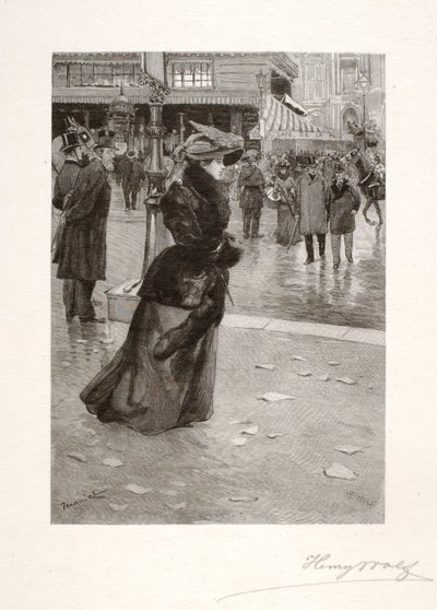 Boulevard des Italiens, een echte Parisienne door Henry Wolf