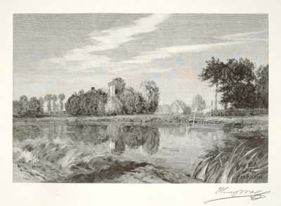 Kanaal in Artois door Henry Wolf