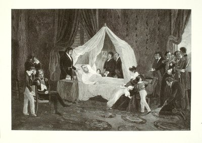 Dood van Napoleon I door Henry Wolf