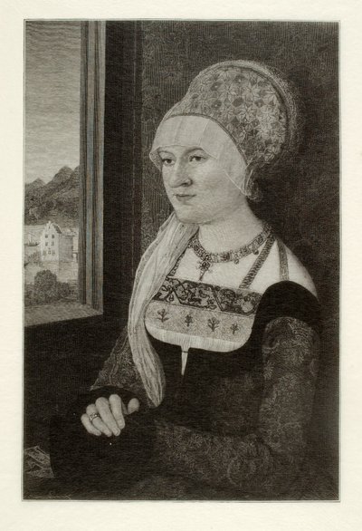 Duitse Dame door Henry Wolf