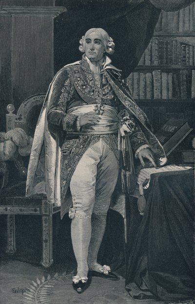 Jean-Jacques-Régis De Cambacérès - Hertog van Parma, ca. 1800, 1896 door Henry Wolf