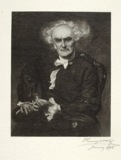 Joseph Jefferson als "Dr. Pangloss" door Henry Wolf