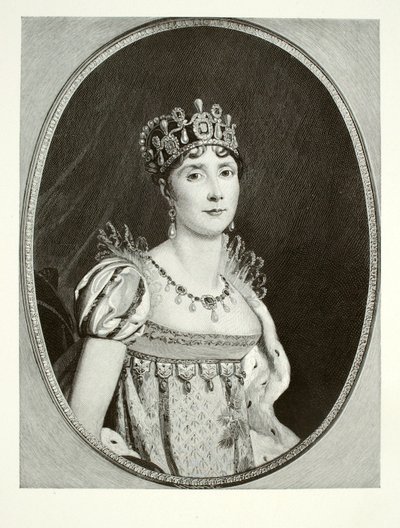 Josephine als keizerin door Henry Wolf