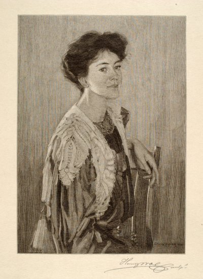 Mevrouw Edmund F. Harding door Henry Wolf