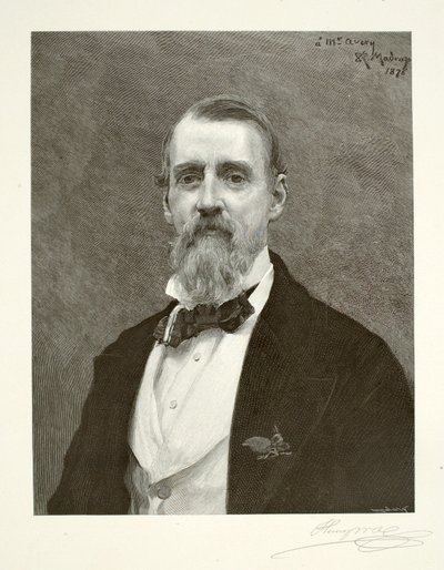 Samuel Putnam Avery door Henry Wolf