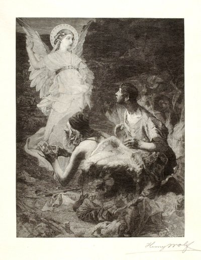 De Aankondiging aan de Herders door Henry Wolf