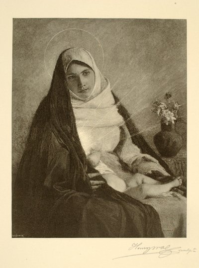 De Madonna van de Roos door Henry Wolf