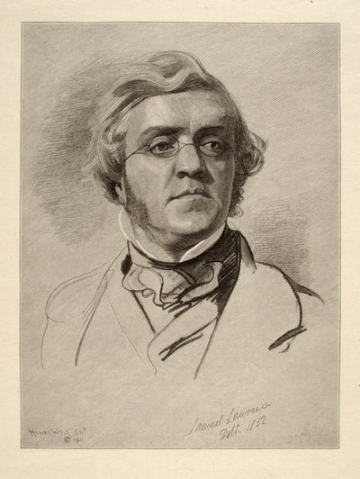 William Makepeace Thackeray door Henry Wolf