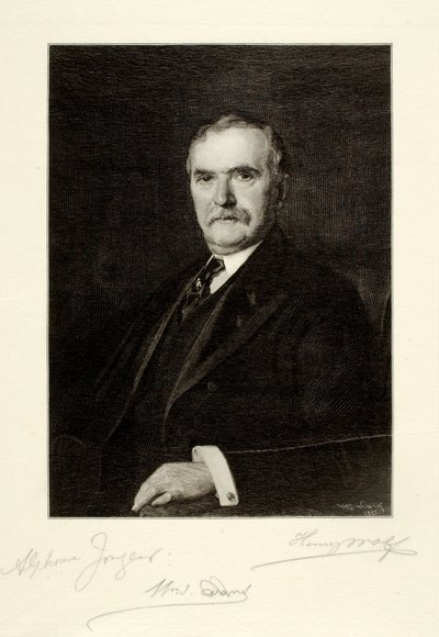 William Thomas Evans door Henry Wolf