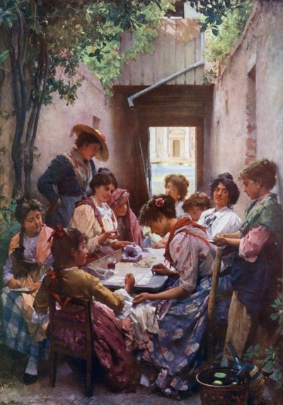 De Tombola door Henry Woods