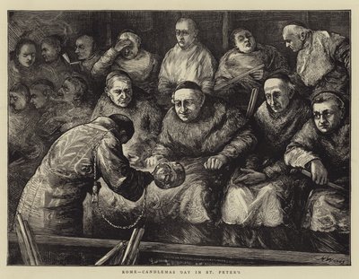 Rome, Maria-Lichtmis in de Sint-Pieter door Henry Woods