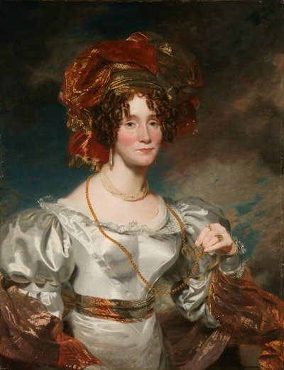 Regency dame, 1828 door Henry Wyatt