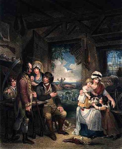 Vrede, gegraveerd door John Whessell door Henry (after) Singleton