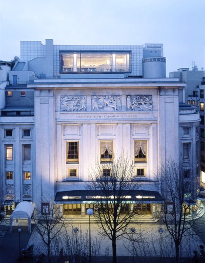 Theater van Champs-Elysees (Champs Elysees) door Henry van de Perret Auguste (1874 1954) & Perret Gustave (1876 1952) Velde