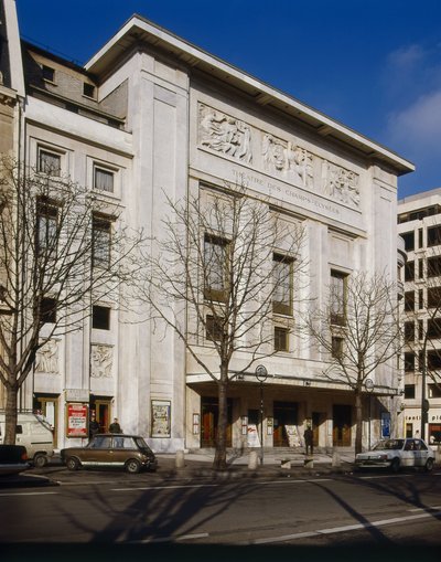Theater Champs Elysees door Henry van de Perret Auguste (1874 1954) & Perret Gustave (1876 1952) Velde