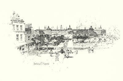 Bethlehem Hospital, Londen door Herbert (after) Railton