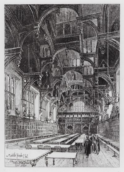 Middle Temple Hall door Herbert (after) Railton