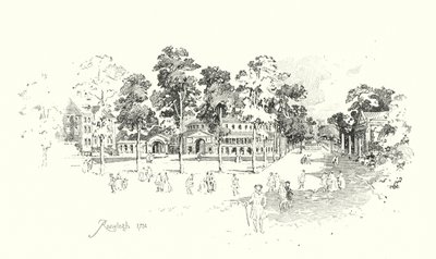 Ranelagh Gardens, Londen door Herbert (after) Railton