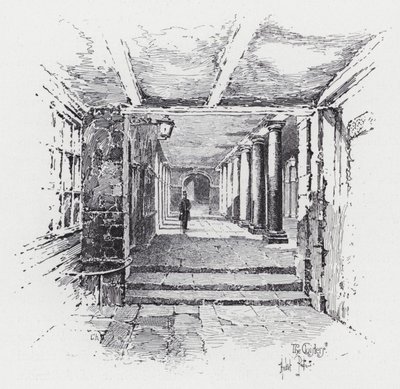 De Kloosters (gravure) door Herbert (after) Railton