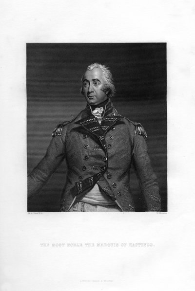 Francis Rawdon-Hastings, 1e Markies van Hastings, Gouverneur-Generaal van India door Herbert Bourne