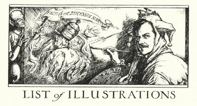 Ingoldsby Legenden: Lijst van illustraties (litho) door Herbert Cole