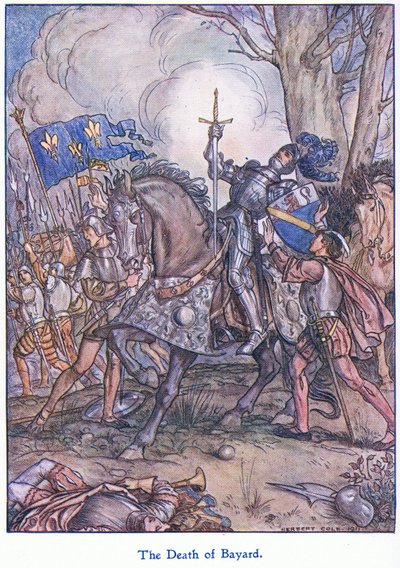 De dood van Bayard door Herbert Cole